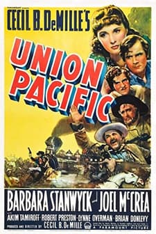 Union Pacific (1939) afişi