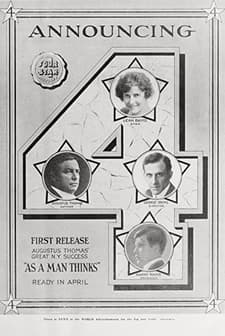 As A Man Thinks (1919) afişi