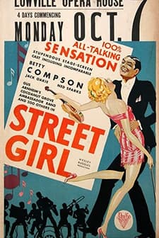 Street Girl (1929) afişi