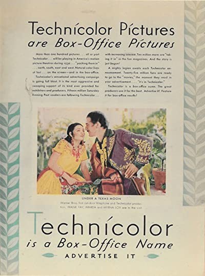 Under A Texas Moon (1930) afişi