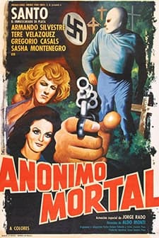Santo En Anónimo Mortal (1975) afişi