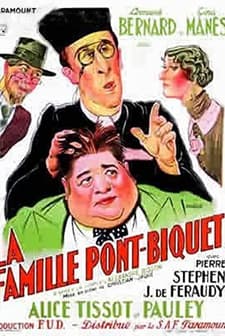 La Famille Pont-biquet (1935) afişi