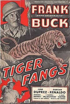 Tiger Fangs (1943) afişi