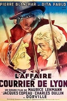 L'affaire Du Courrier De Lyon (1937) afişi