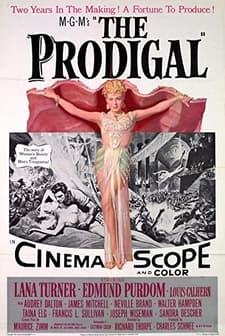 The Prodigal (1955) afişi
