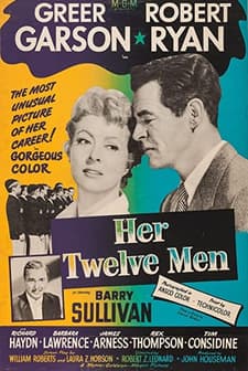 Her Twelve Men (1954) afişi