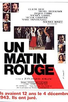 Un Matin Rouge (1982) afişi