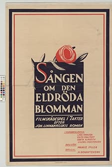Sången Om Den Eldröda Blomman (1919) afişi