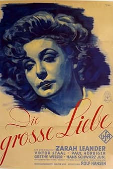 Die Große Liebe (1942) afişi