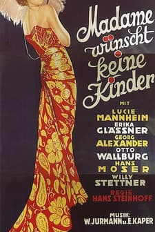 Madame Wants No Children (1933) afişi