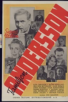 The Andersson Family (1937) afişi