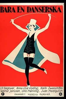 Bara En Danserska (1926) afişi