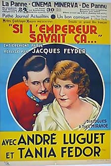 Si L'empereur Savait ça (1930) afişi
