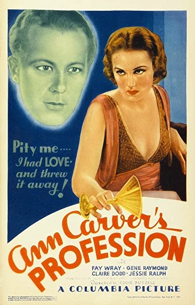 Ann Carver's Profession (1933) afişi