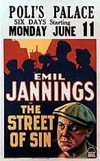 Street Of Sin (1928) afişi