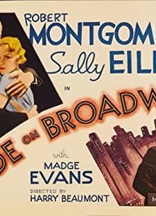 Made on Broadway (1933) afişi