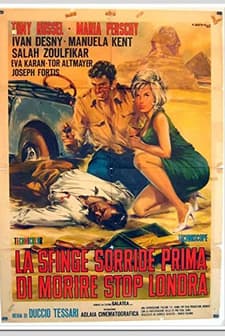 La sfinge sorride prima di morire - stop - Londra (1964) afişi