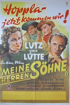 Meine Herren Söhne (1945) afişi