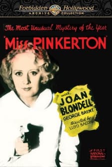 Miss Pinkerton (1932) afişi