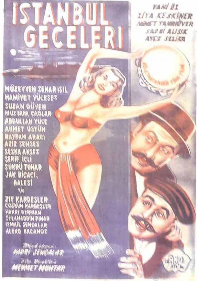 İstanbul Geceleri (1950) afişi