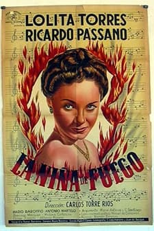 La Niña De Fuego (1952) afişi