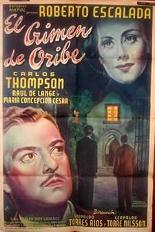 El Crimen De Oribe (1950) afişi