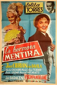 La Hermosa Mentira (1958) afişi