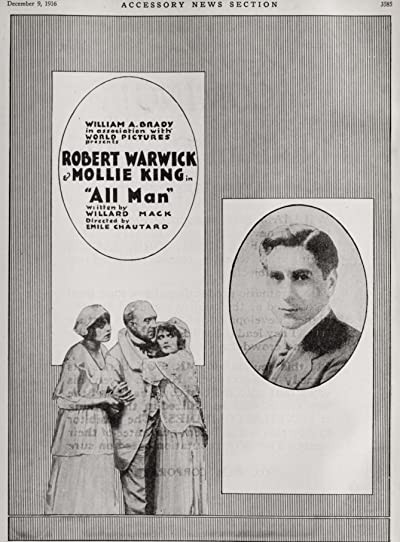 All Man (1916) afişi