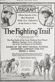The Fighting Trail (1917) afişi