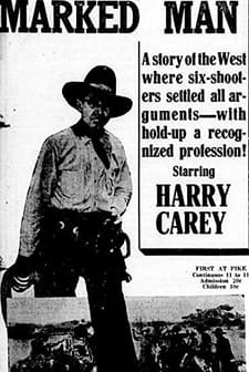 A Marked Man (1917) afişi