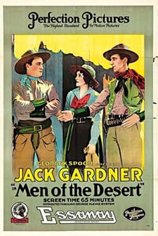 Men Of The Desert (1917) afişi