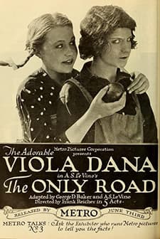The Only Road (1918) afişi