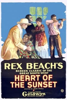 Heart Of The Sunset (1918) afişi