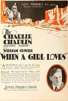 When A Girl Loves (1919) afişi