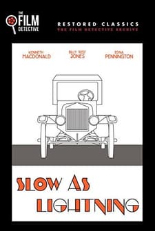 Slow As Lightning (1923) afişi