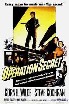 Operation Secret (1952) afişi