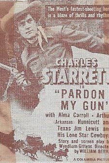 Pardon My Gun (1942) afişi