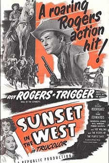 Sunset In The West (1950) afişi