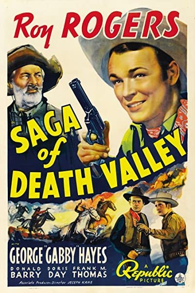 Saga Of Death Valley (1939) afişi