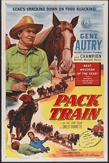 Pack Train (1953) afişi