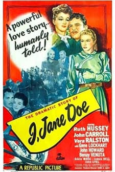 ı, Jane Doe (1948) afişi