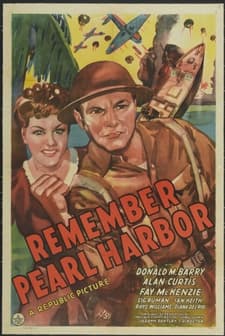 Remember Pearl Harbor (1942) afişi