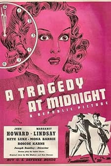 A Tragedy At Midnight (1942) afişi