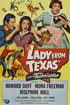 The Lady From Texas (1951) afişi