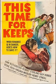 This Time For Keeps (1942) afişi
