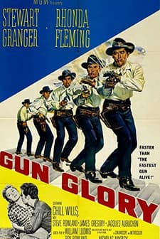 Gun Glory (1957) afişi