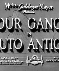 Auto Antics (1939) afişi