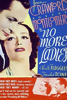 No More Ladies (1935) afişi