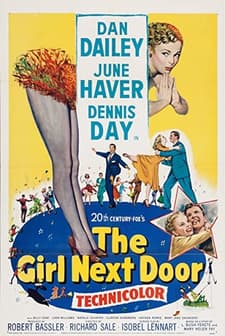 The Girl Next Door (1953) afişi