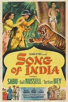 Song Of ındia (1949) afişi